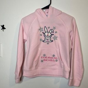 Happy Bunny Fleece Hoodie